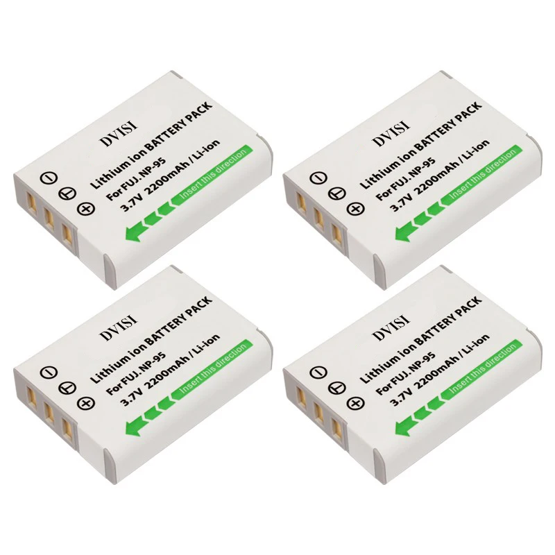 DVISI 2,2 Ач NP-95 NP 95 NP95 FNP95 Аккумуляторная батарея для Fujifilm X30 X100 X100S X100T XS1 FinePix F30 F31 Real 3D W1