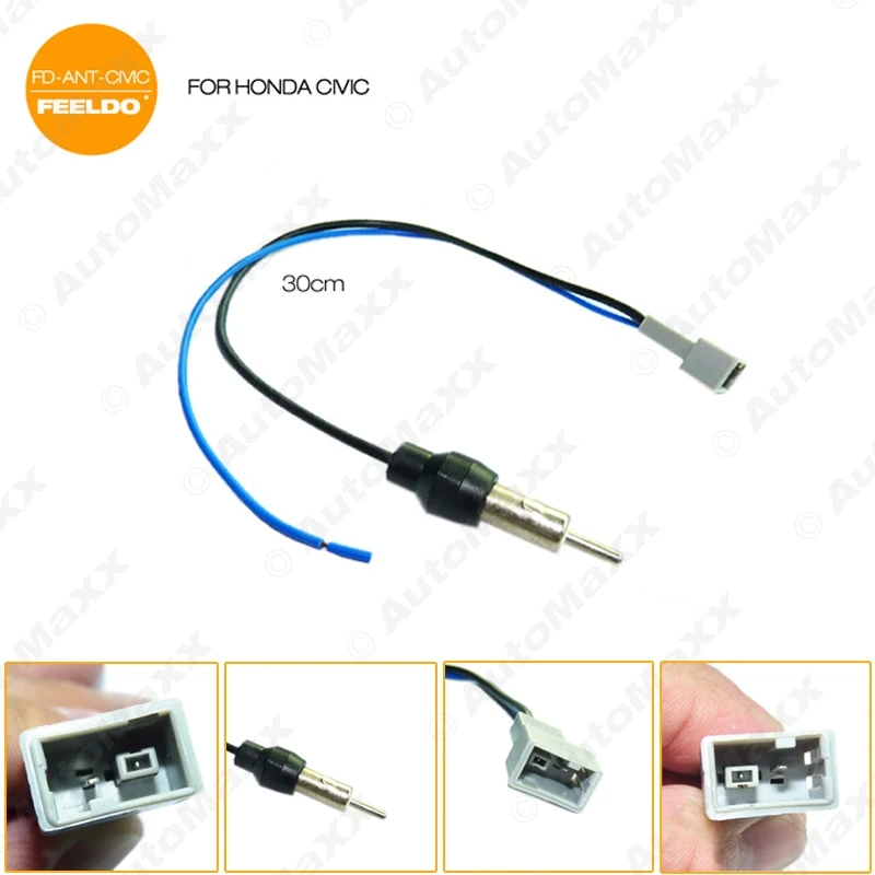 FEELDO 1PC Car Audio Stereo Antenna Adapter For Mazda/Honda 2005-UP Female Radio Parts #AM1561