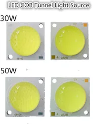 Circle LED COB light source led chip lamp 20W 30W 50W 1500MA Mold top 22mm*28mm for flood light high brightness Track Lighting