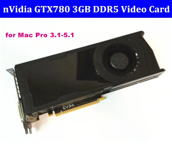 DHL/EMS Free Original GTX780 3G PCI-E Video Graphic Card GTX 780 DVI*2 + HDMI + DP connector with power cable