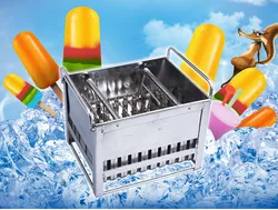 Ice Pop Mold 40pcs/Batch Popsicle Molds Commercial Ice Cream Mold with Stick Holder DIY Ice-lolly Molds