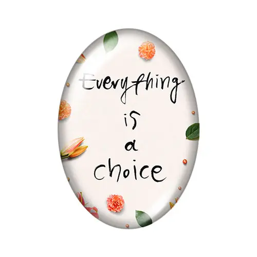 Beauty Flowers Words motto 13x18mm/18x25mm/30x40mm mixed Oval photo glass cabochon demo flat back Jewelry findings TB0194