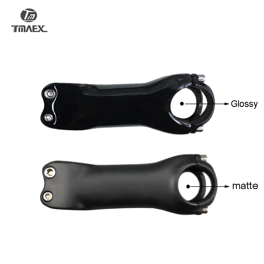 No Logo Superlight Carbon Stem UD Glossy/Matte Finish 28.6mm 6/17Degree MTB/ Road Bikes Parts 80/90/100/110/120mm Bicycle  Parts