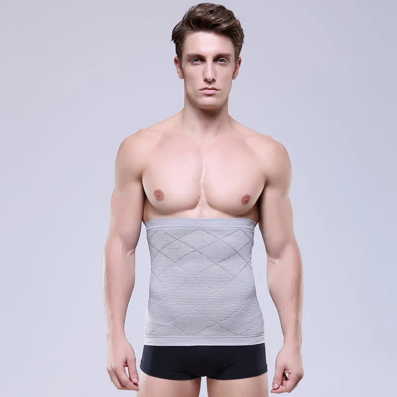 1pc sexy masculino cintura roupa interior emagrecimento espartilho corpo fino abdômen shaper encantador acessório de negócios