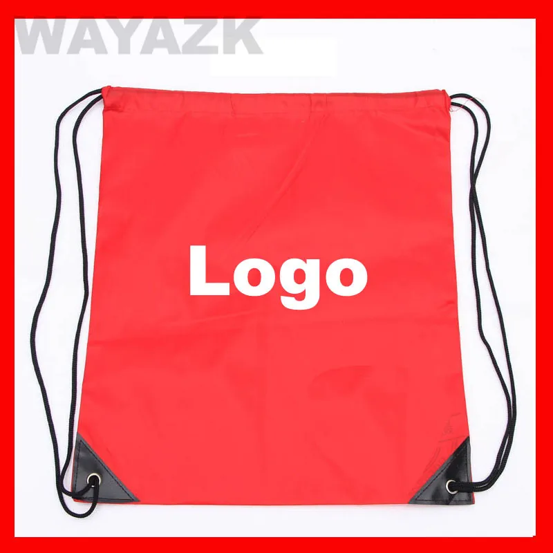 

(1000pcs/lot) custom kids drawstring backpack bag with brand logo printed