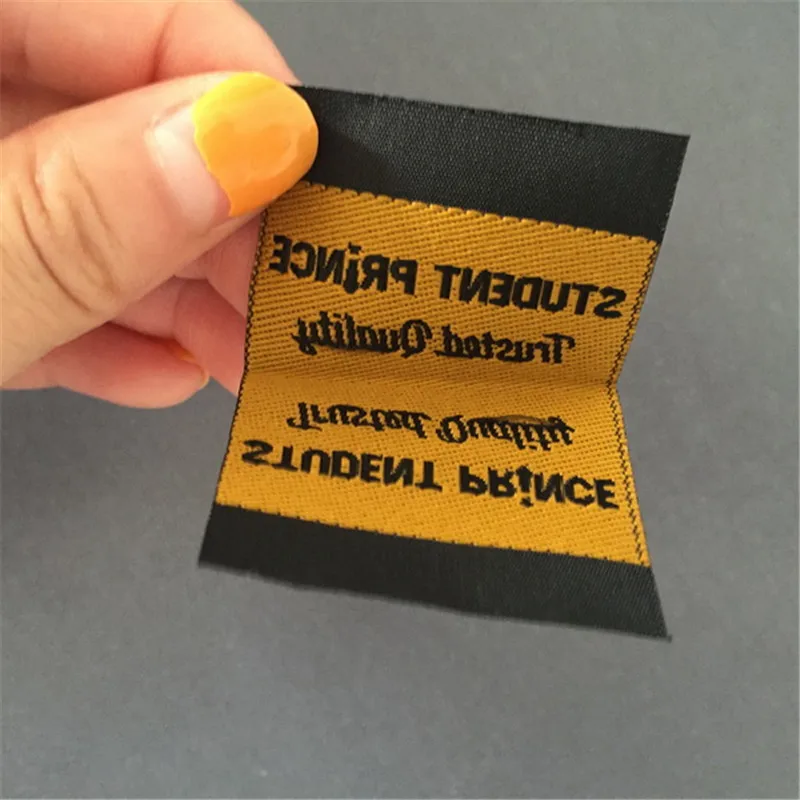 Custom Double Density Clothing Label Woven Label Name Label