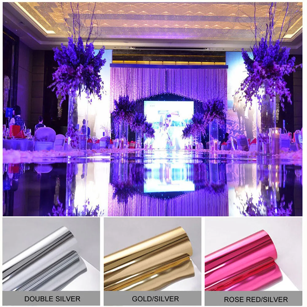 Wedding Party Carpet Aisle Runner Decoration 40in by 65 ft Silver/Gold/Rose red/Purple/Fuchsia Wedding Carpet for Party