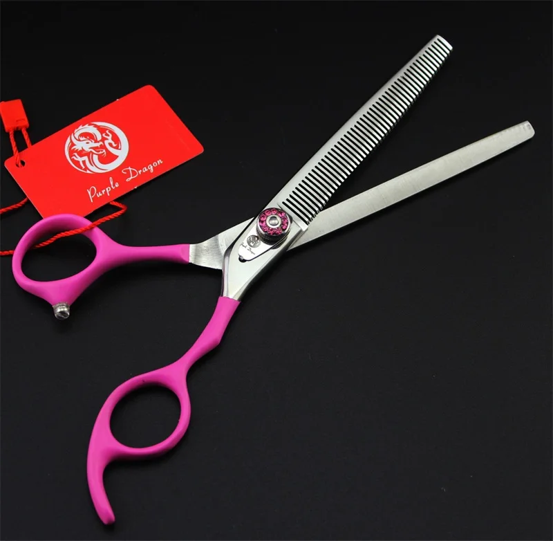 

High Quality Professional JP440C 7 Inch Pet Dog Grooming Scissors Thinning ShearsThinning Rate about 30%