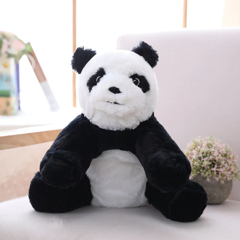 เด็กน่ารัก Hug Panda Plush ตุ๊กตาสัตว์ตุ๊กตาสัตว์ของเล่นขนาดเล็กหมีหมอนการ์ตูน Kawaii ตุ๊กตาสาว Lover ของขวัญ