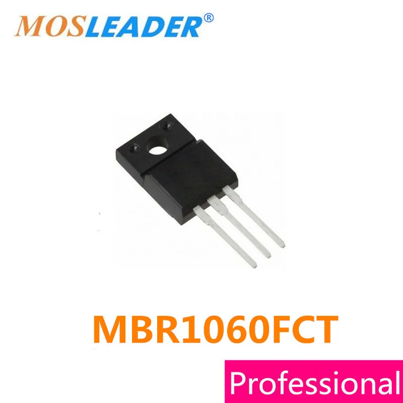 

Mosleader 50 шт. MBR1060FCT TO220F MBR1060 MBR1060F высокое качество