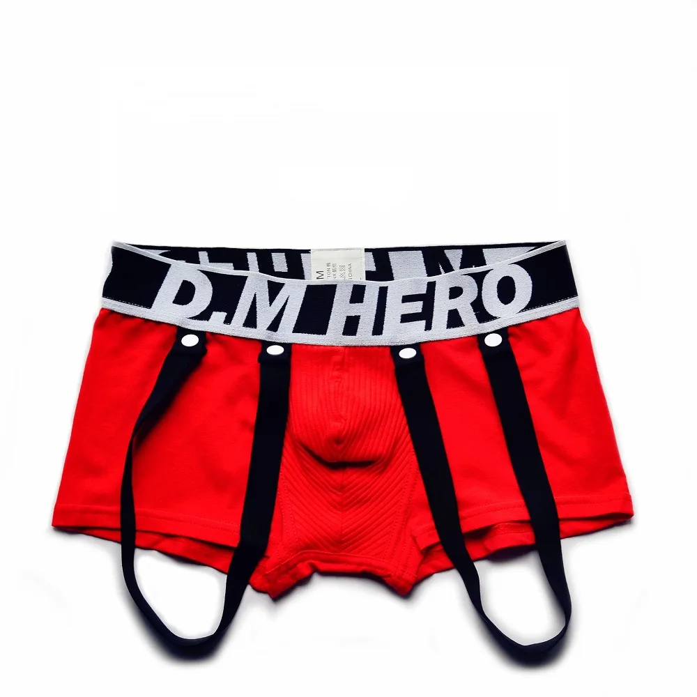 E likable autumn and winter new fashion personality men\'s underwear comfortable cotton breathable low waist sexy boyshort