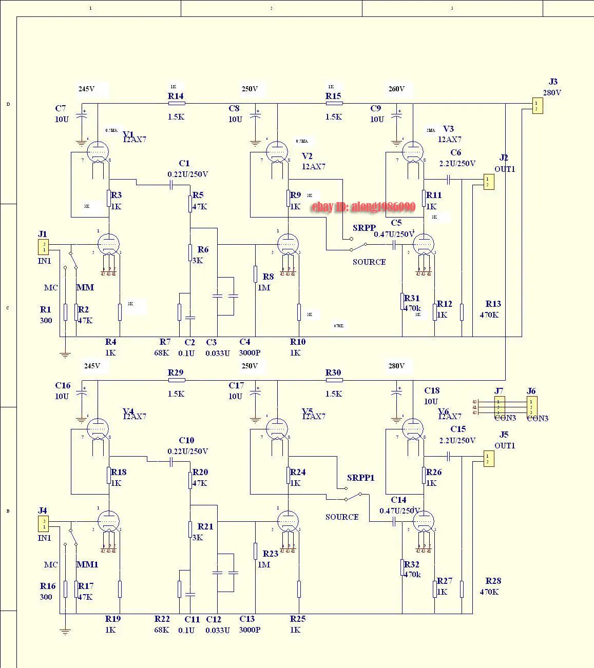 Amplificateur phono MM/MC, sans retour, 1 pièce, base PCB nue sur Sansui MM de haut niveau