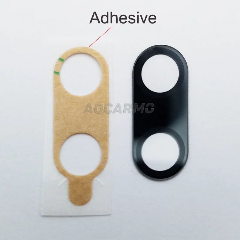 Aocarmo الخلفية الكاميرا الخلفية زجاج عدسة حلقة غطاء مع لاصق استبدال جزء لهواوي P20 5.8"