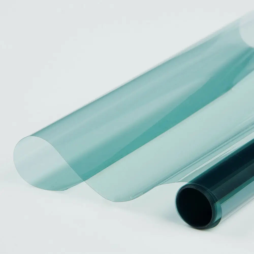 0.1mm Light Blue Car Home Window Film 70%VLT Nano Ceramic Solar Tint Glass Scratch-resistant Film car sun shade film Wide:0.5m