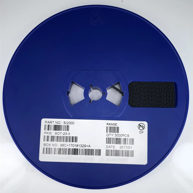 (100 PCS) SI2300 2300 SOT-23 SMD ทรานซิสเตอร์ MOSFET N Channel 3.6A 30V ใหม่เดิม