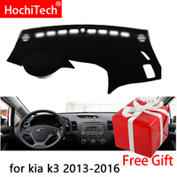 for Kia K3 K 3 2013 2014 2015 2016 2017 Right and Left Hand Drive Car Dashboard Covers Mat Shade Cushion Pad Carpets Accessories