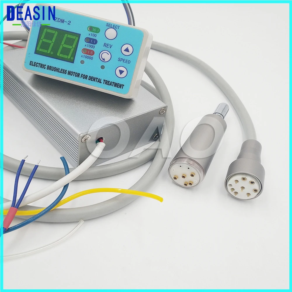 

Deasin Dental unit built-in Brushless Electric Micro motor Cord FIT NSK NLX NANO inner water spray with fiber optic