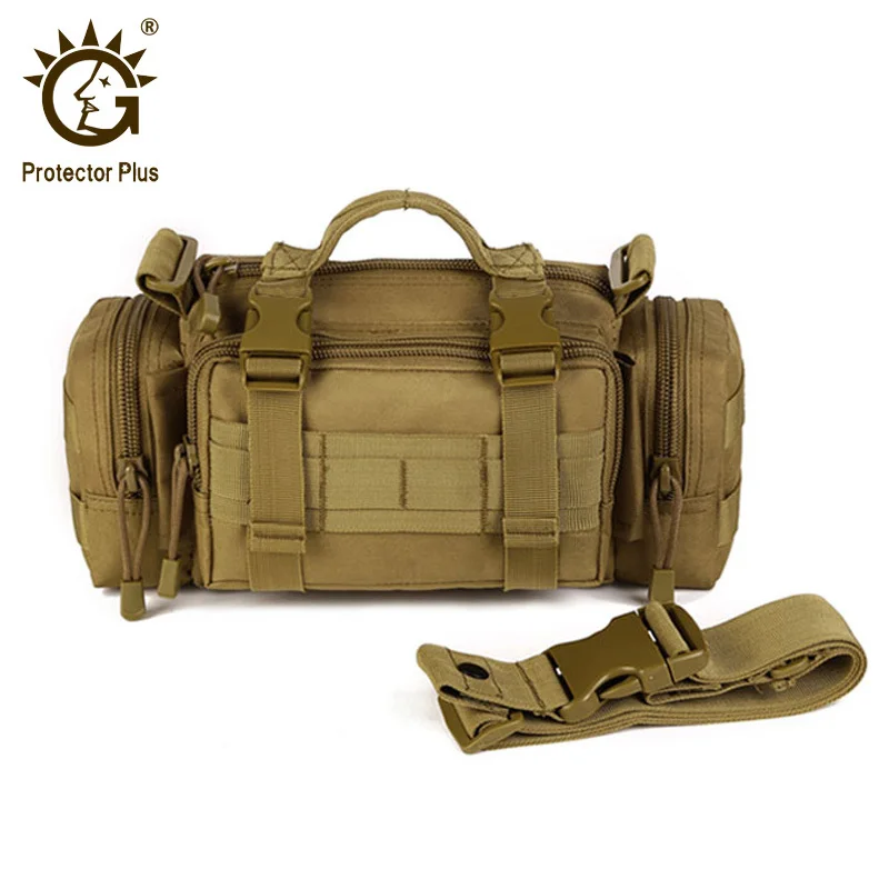 Multi-function Molle 3P Magic Bags Tactical Waist Pouch Hand Bag Single Shoulder Pack Outdoor Camping Fishing Hunting Backpack