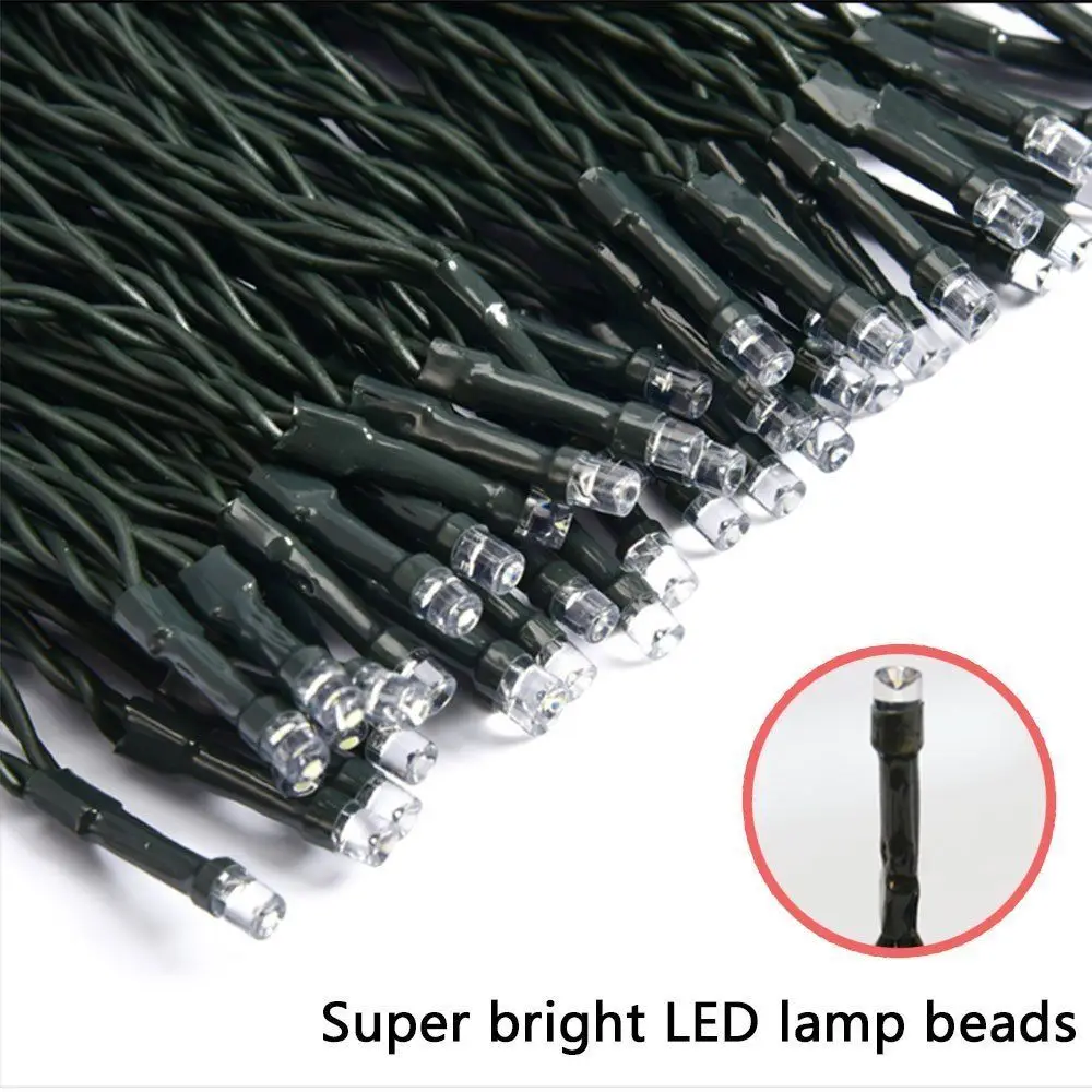 50M 500 LED Solar Powered Fairy Strip Light for Xmas Festival Lights String rechargeable batteries For Decorating Garden