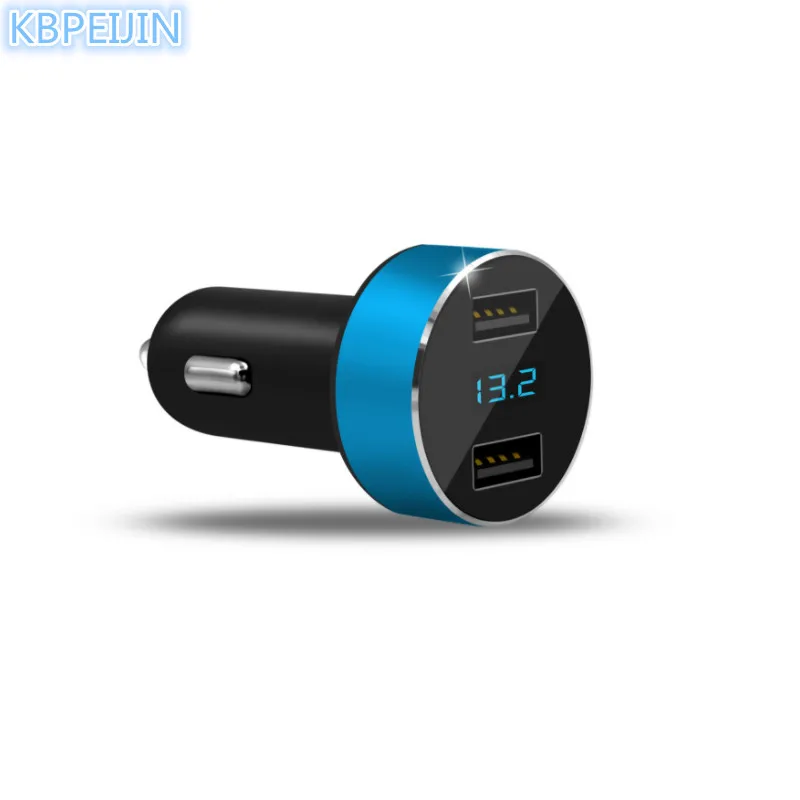 HO Car styling Smart Car Charger Digital Display Dual USB Phone Charger for SEAT leon ibiza altea alhambra accessories