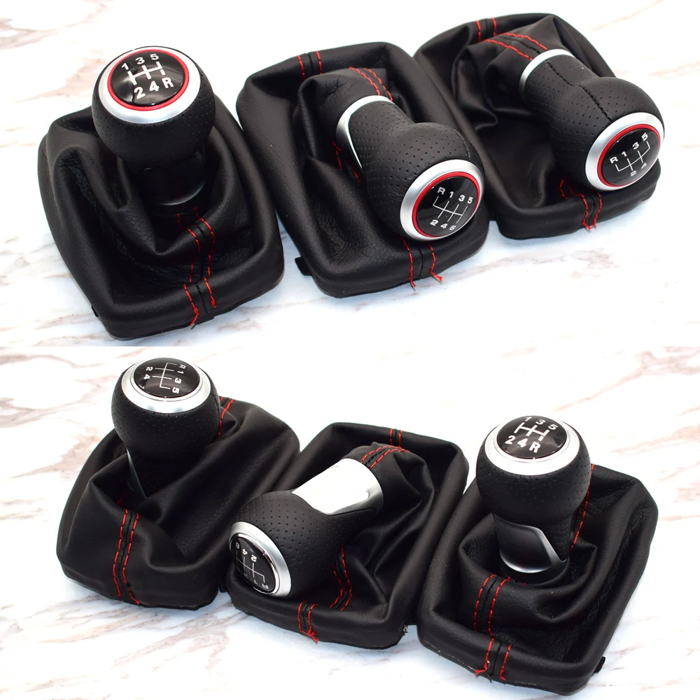 

For Audi /A3 /S3 8L 5 Speed Gear Shift Stick Lever Knob Gaiter Gaitor Boot Cover 2001 2002 2003
