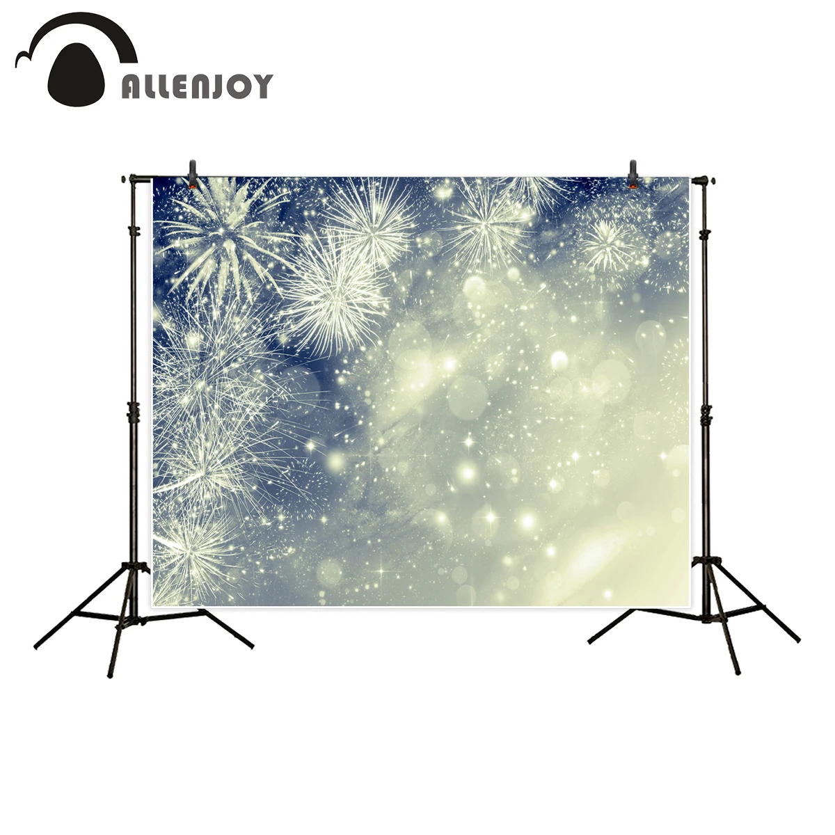 Allenjoy photography backdrop Shiny fireworks new year eve background photo studio new design camera fotografica