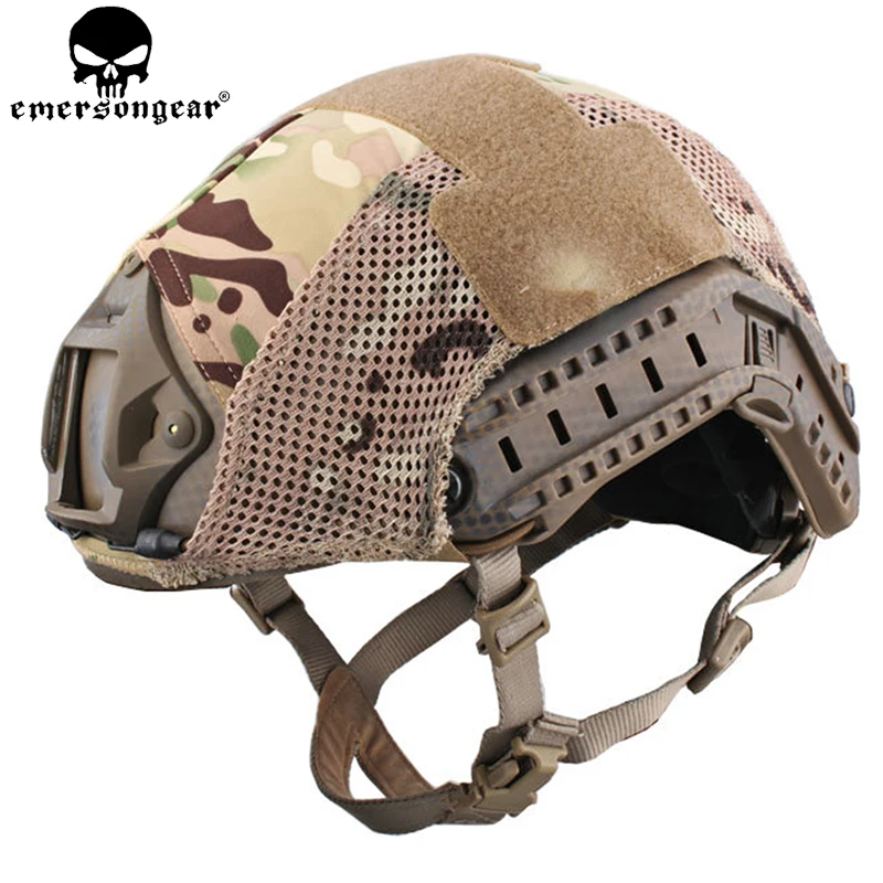 EMERSONGEAR Fast Helmet Cover Tactical Protective Civilian Hunting Airsoft Fast Helmet Mesh Cover Helmet Accessories EM8809