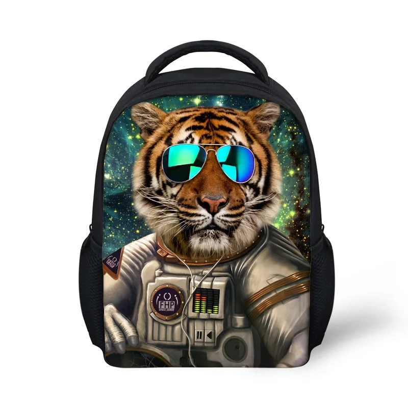 Small School Bags Girls Boys Cool Animal Sunglasses Print School Backpack Casual Satchels Mochila Escolar Kindergarten Kids Bag