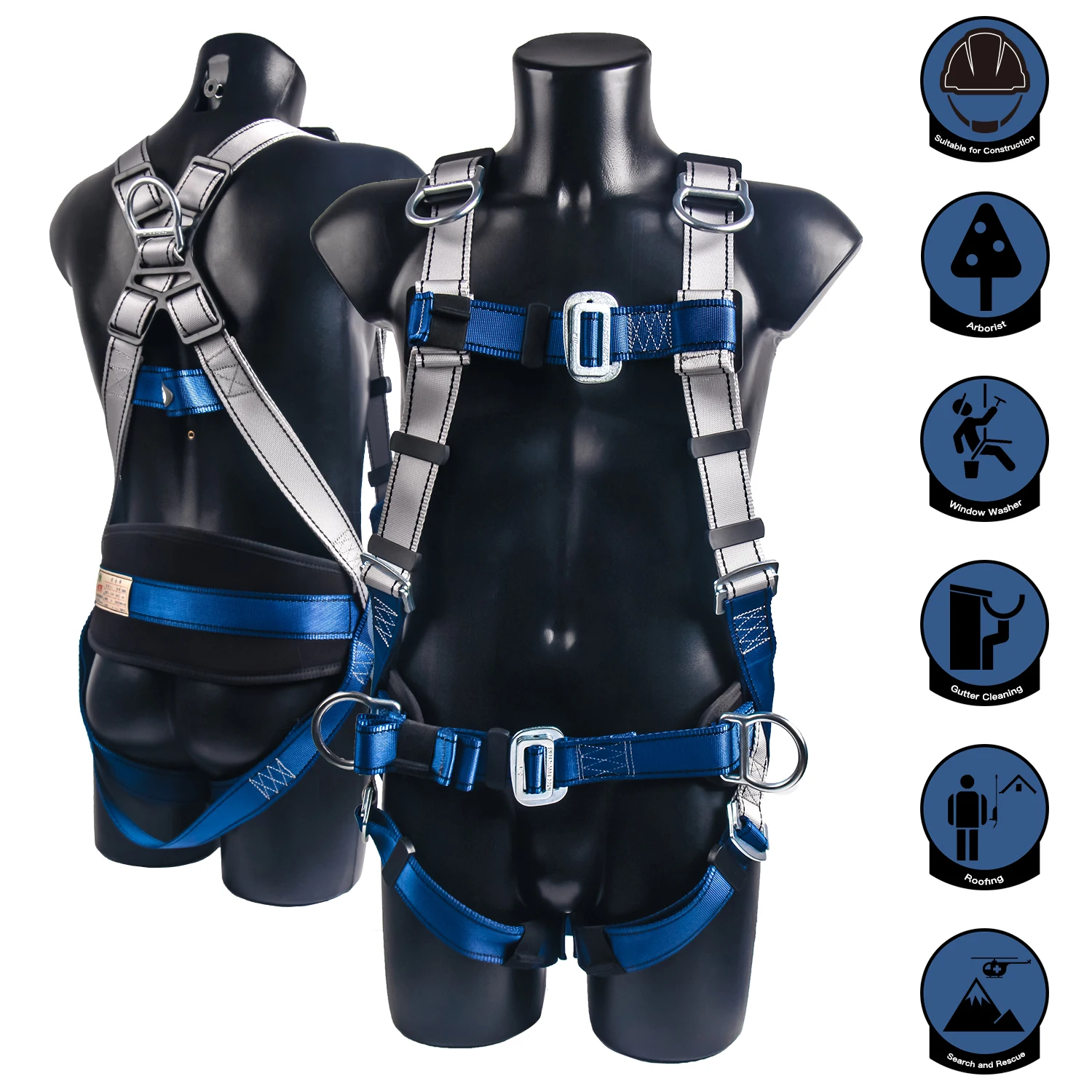 

Top Quality Professional Harnesses Rock Climbing High altitude protection Full Body Safety Belt Anti Fall Protective Gear