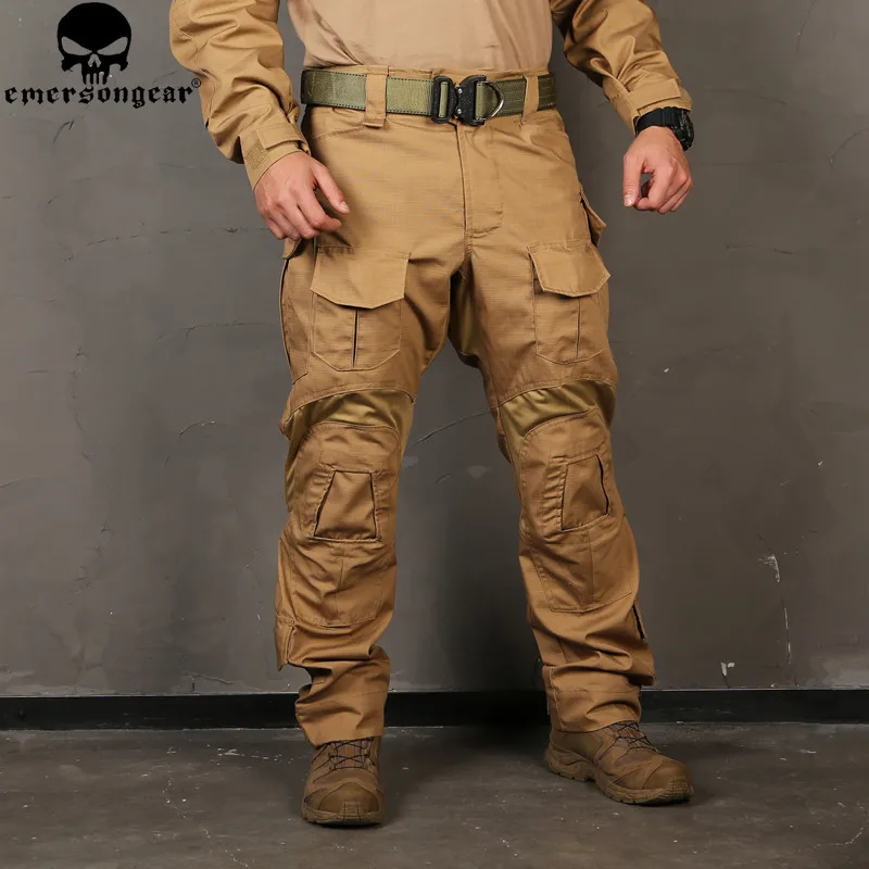 Emersongear-G3 MC Hunting Airsoft Combat Pants for Men, Camouflage Hunting Pants