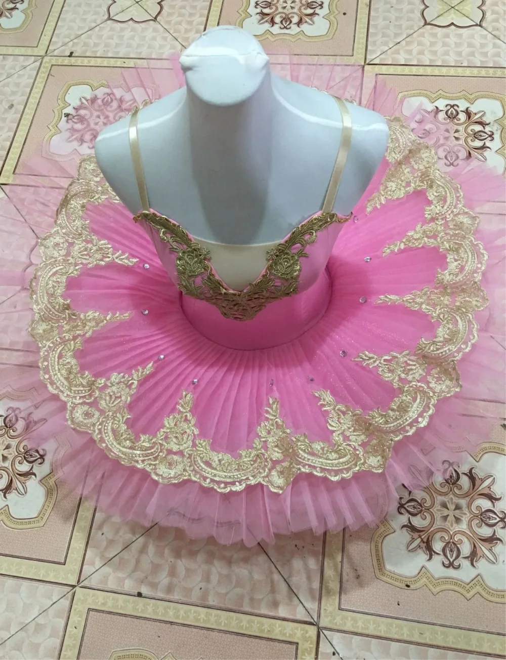 

White Sequined Professional Ballet Tutu Women Adult Ballet Dress Girls Kids Stage Wear Swan Lake Dance Ballerina Costumes Wear