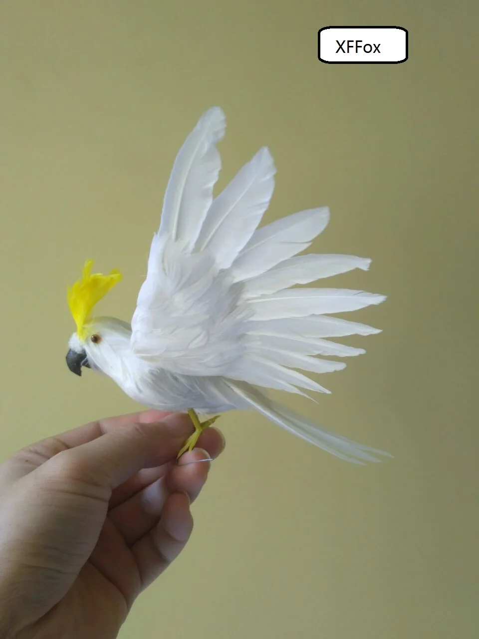 

small cute real life white parrot model foam&feather simulation wings cockatoo bird gift about 20x28cm xf0254