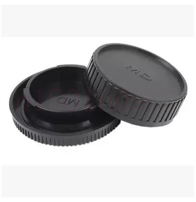 

2set Camera Lens Body Cover + Rear Lens Cap Hood Protector for Minolta MD MC SLR Camera and Lens