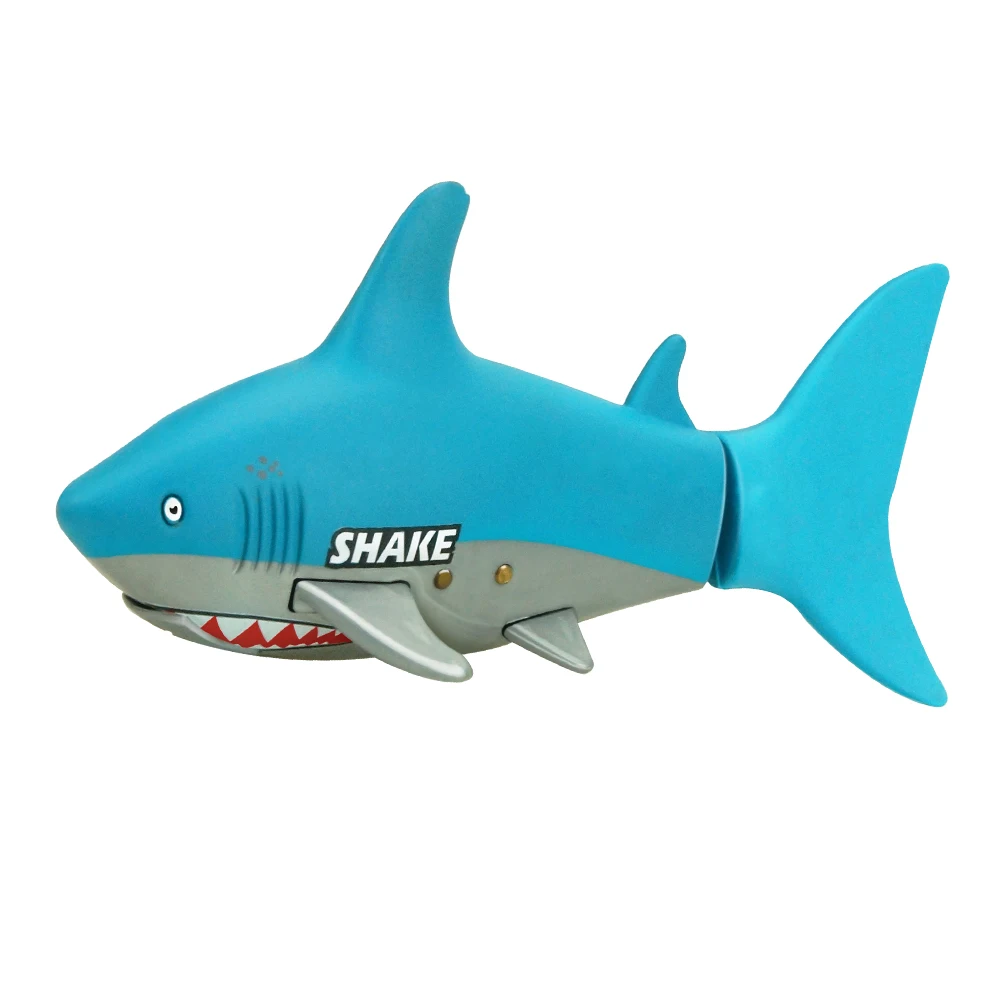 Updated Shenqiwei 3310 Mini RC Fish 3CH 4 Way RC Shark Fish Boat 27/40Mhz Mini Radio Remote Control Electronic Toy Kids Children