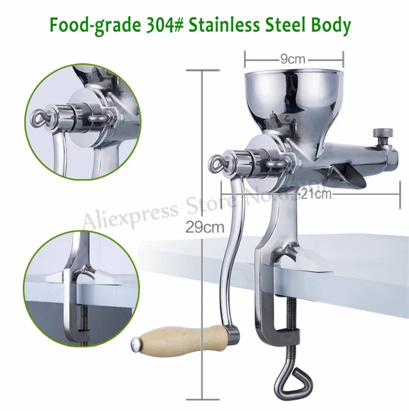 Stainless Steel Manual Juicer Fruit Vegetable Juice Extractor Orange Lemon Wheatgrass Squeezer 100% Original Juice