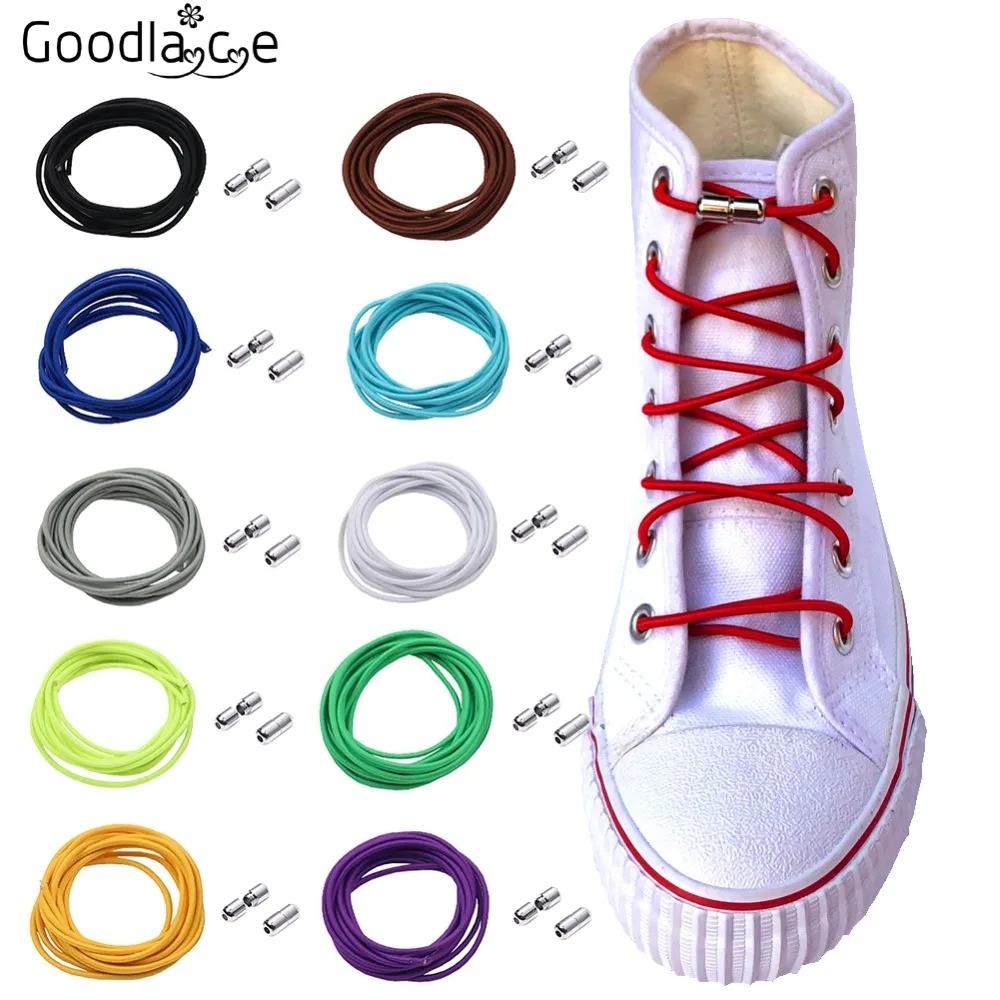 

Tie Free Elastic Shoelaces with Metal Lock No Tie Shoe Laces for /Jogging/Triathlon/Sports Fitness Use in 2 Ways