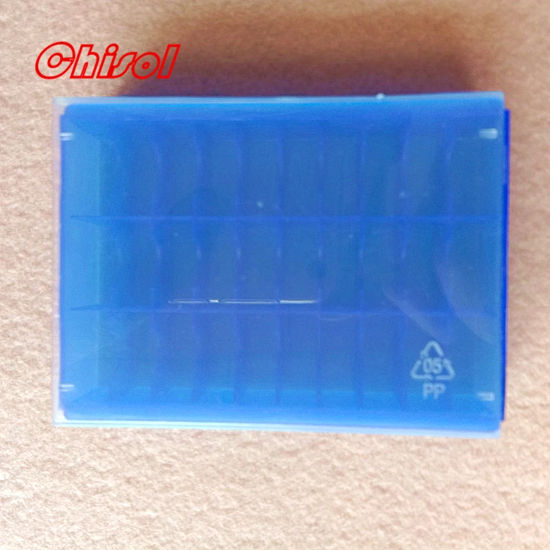 30pcs/lots Carbide Welding Inserts Plastic Packing Box Milling Turning Welding Blade Tips Tools Plastic Grid PP Packaging Boxes