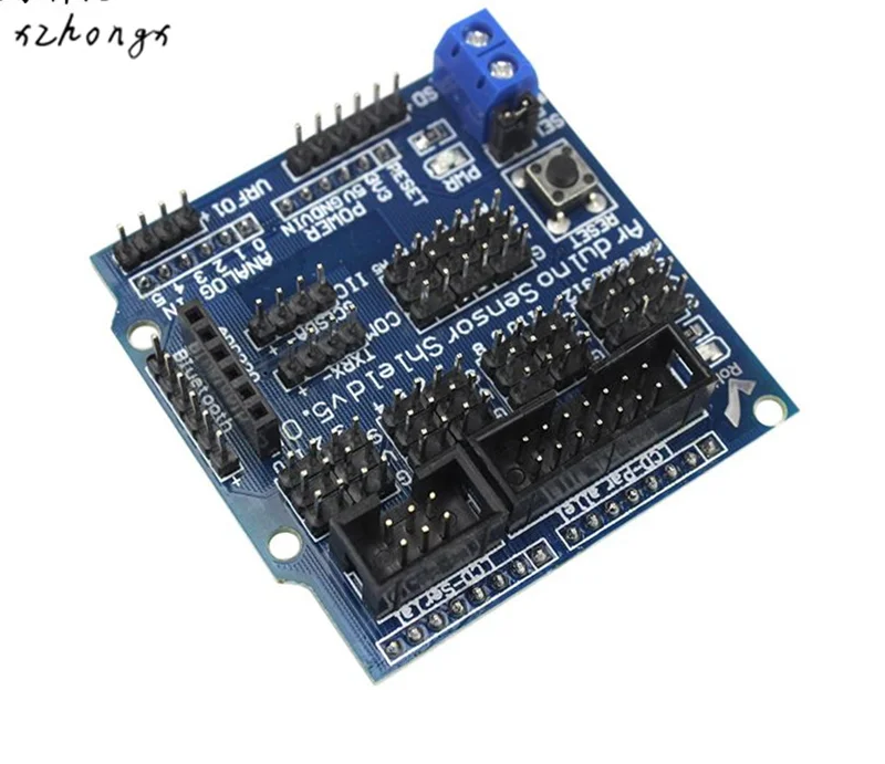 V5.0 sensor shielding extension is suitable for the arduino electronic block robot accessory sensor shielding V5 expansion