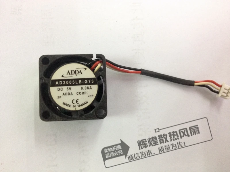 NEW ADDA AD2005LB-G73 2cm 2010 5V 0.08A micro cooling fan