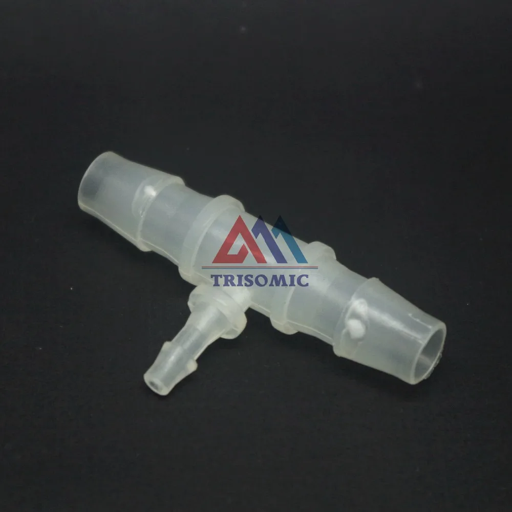 12 Stuks 10 Mm * 4 Mm * 10 Mm T Soort Verminderen Connector Buis Joiner Materiaal Pp Plastic Fitting aquarium Airline Aquarium