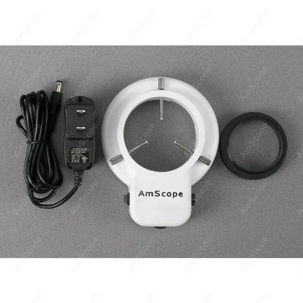 AmScope Trinocular Stereo Microscope 3.5X-90X on Articulating Arm+ 54-LED Light + 5MP Digital Camera