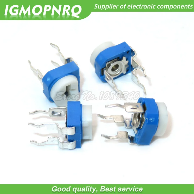 20PCS Trimmer Potentiometer RM065 RM-065 100ohm 100R 101 DIP Trimmer Resistors Variable adjustable Resistors