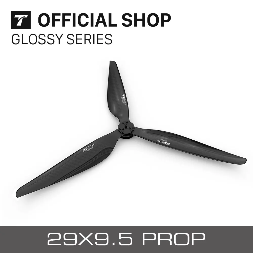 

T-Motor G29*9.5" inch 3 blades drone propeller Carbon Fiber big thrust plant protection uav propeller