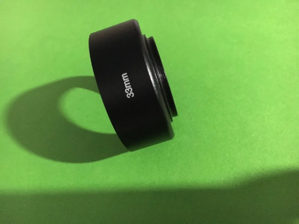 33ミリメートル標準ネジでマウント金属レンズフードカバー用cマウントムービーcctvカメラ送料無料