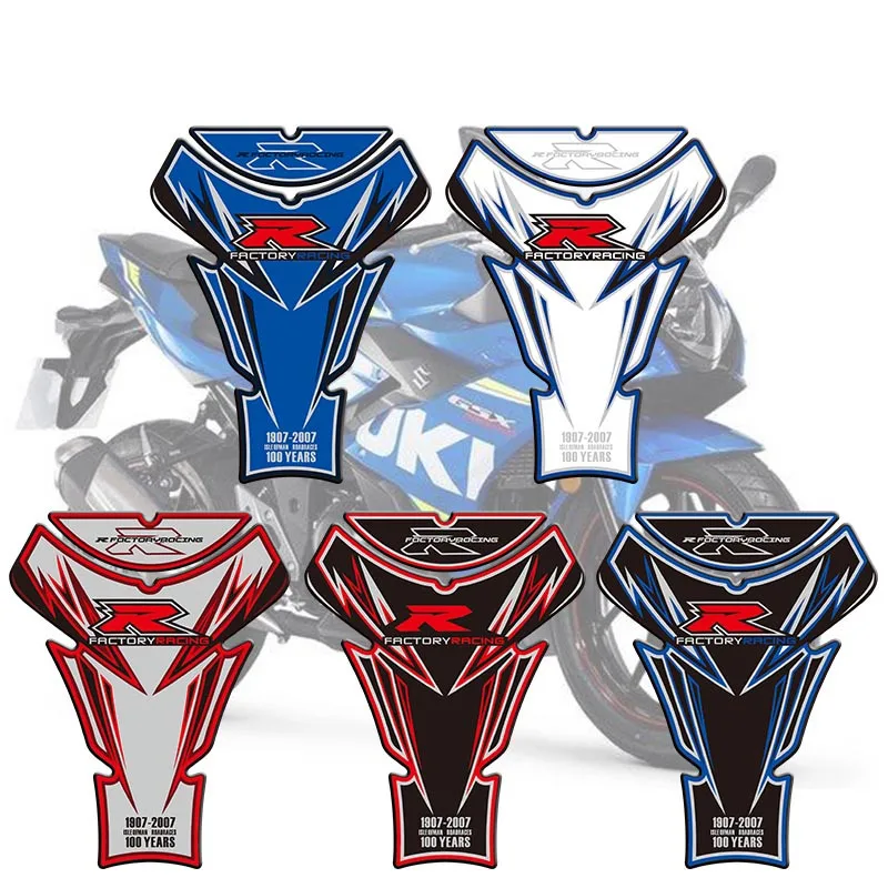 

Motorcycle 3D Fuel Tank Pad Protective Stickers Decals For Suzuki GSXR 1000 2007