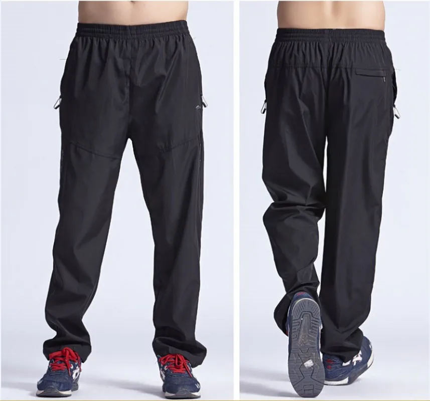 Mens autumn Summer Sportwear Pants Mens Casual Sweatpants sports Breathable Joggers Quick Dry Trousers Male Loose Wide Leg Pants - Image 3