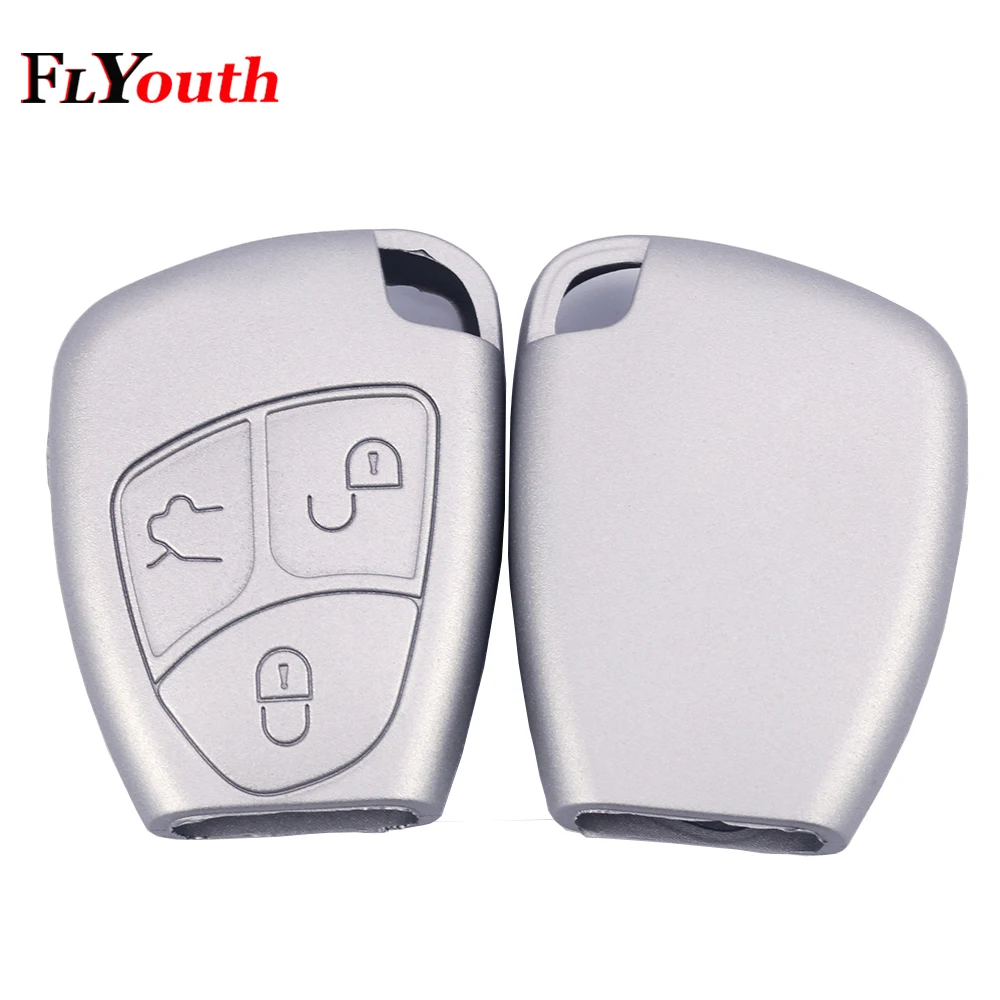 Car Silicone Key Cover Case Shell For Mercedes For Benz W203 W211 CLK C180 E200 AMG C E S Class Keyring Holder Accessories 1Pc