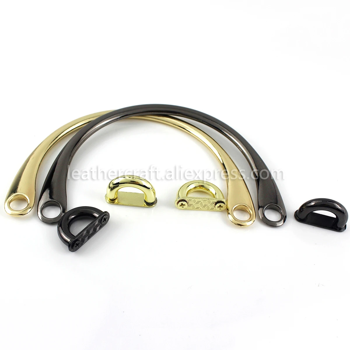 1x Heavy duty U-ring Bag Handle Metal Strap Replacement Handbag Luggage DIY Hardware Accessories 97mm (3-13/16\