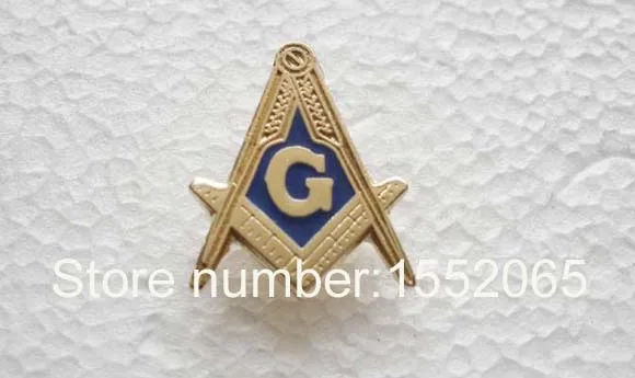 FREE SHIPPING 10PCS 19MM MASONIC LAPEL PIN TIE TACK LOGO FREEMASON FREE MASON MASONRY SHRINER