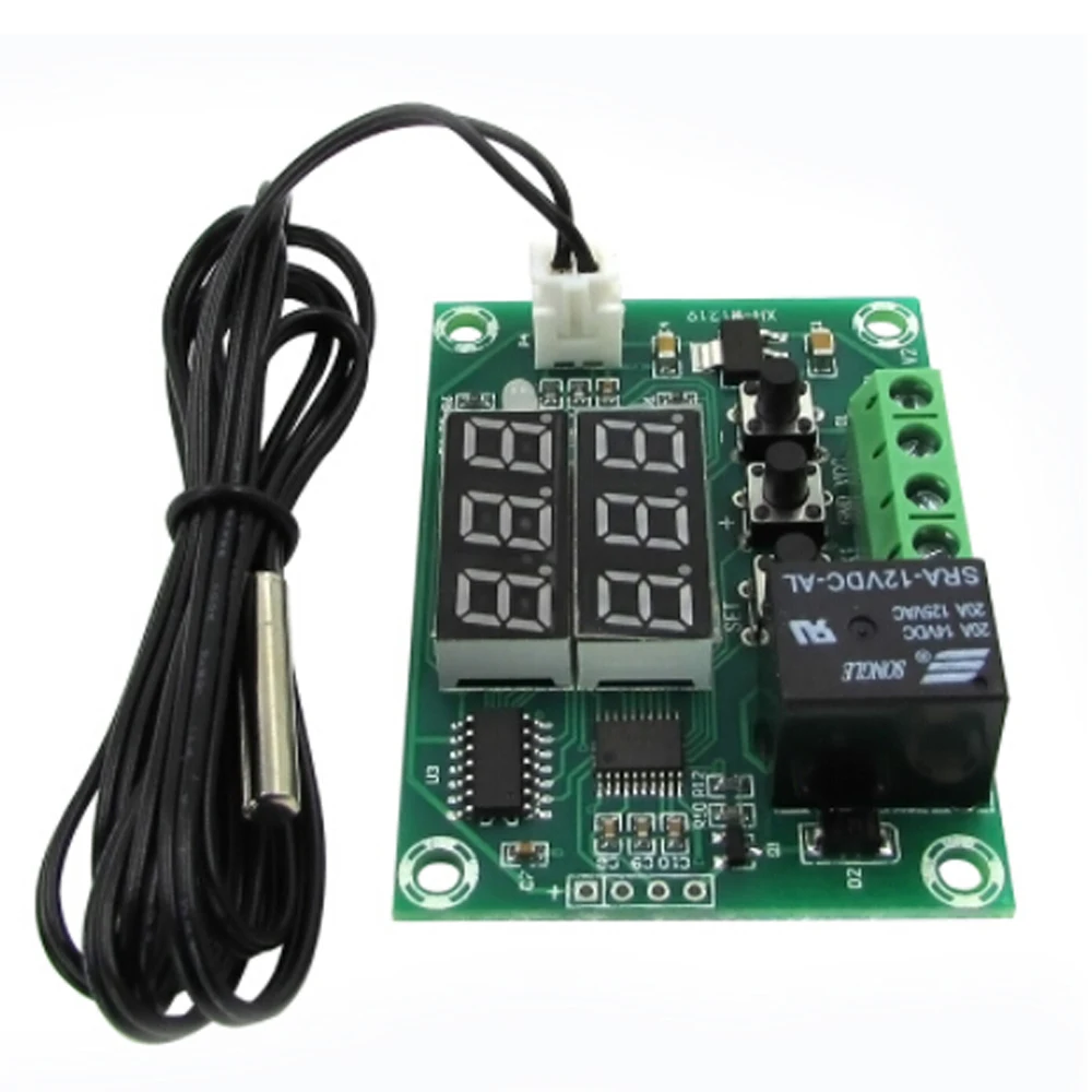 Dual Display Digital Thermostat High Precision Temperature Control Switch Control Accuracy 0.1
